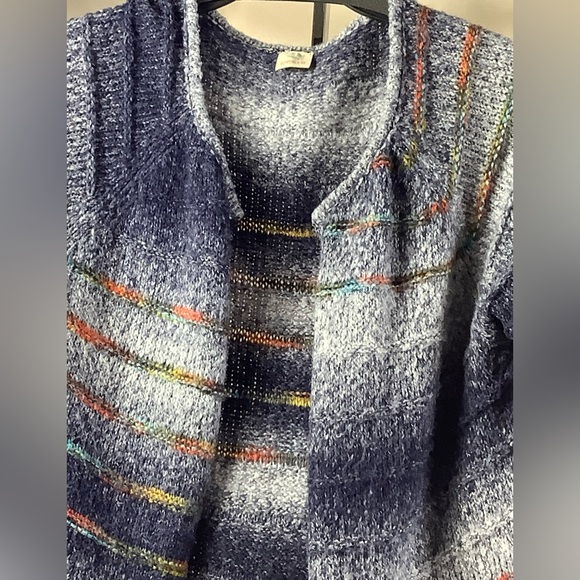 Hummingbird Cardigan Duster Sweaters Open No Buttons Long Sleeve - Picture 3 of 8